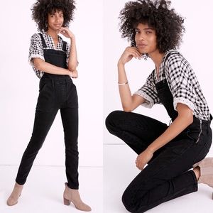 Madewell Skinny Overalls in Lunar Wash. size XL